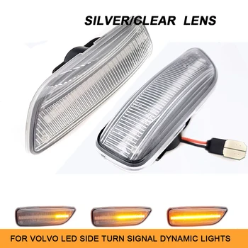 LED-uri auto de poziție Laterale de Semnalizare Lumini Dinamice Lampă de semnalizare Pentru Volvo S60 MK1 S80 MK1 V70 MK2 XC70 XC90 MK1 Accesorii Auto