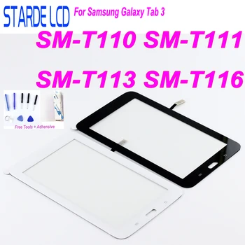 Nou Pentru Samsung Galaxy Tab 3 SM-T110, SM-T111 SM-T113 SM-T116 Panou de Ecran Tactil Digitizer T110 T111 T113 T116 de Asamblare