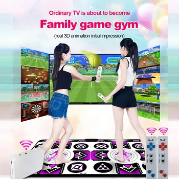 Dublu utilizator Dance pad anti-Alunecare Pas de Dans Tampoane Sens engleză Joc pentru PC TV