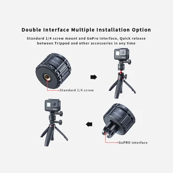 Ulanzi GP-4 Universal Magnetic Eliberare Rapidă Adaptor de Montare pentru DJI OSMO de ACȚIUNE pentru GoPro 8 7 6 5 Max de Acțiune aparat de Fotografiat Accesorii