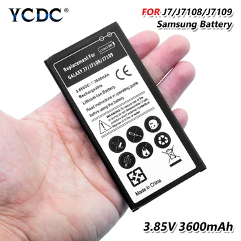 Baterie telefon 3.85 V 3600mAh Litiu Reîncărcabilă Baterie Pentru Samsung Galaxy J7 Ediția 2016 J710/SM-J7109/SM-J7108/SM-J710F