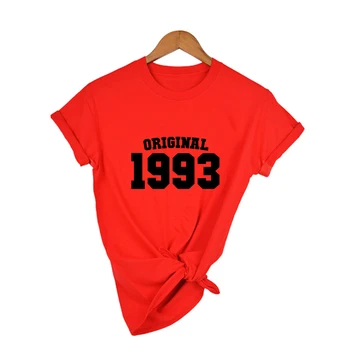 Original 1993 Tricou Imprimat Făcut În 1993 Femei Tricou Casual Tricou Amuzant pentru Doamna Top Tee Tumblr Hipster Tricouri Haine