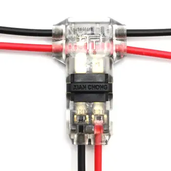 10buc Rapid Îmbinare Cabluri de Sârmă Conector pentru AWG22-18 1-2pin Benzi cu LED-uri de Cablu Electric de Sertizare Terminale Blocuri Conductor