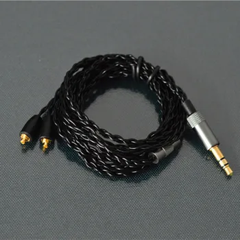 FAAEAL 5N OFC MMCX pentru Căști Audio Upgrad Înlocuiți Reparați Firul MMCX Cabluri pentru SE215 SE425 SE535 SE846 MMCX Interfata 3.5 mm Jack