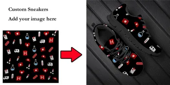 HYCOOL 2020 Nouă Femei Pantofi de Sport Mandala Decor Floral Imprimat 3D a ochiurilor de Plasă Platforma Adidasi Femei Running Mers pe jos Feminino