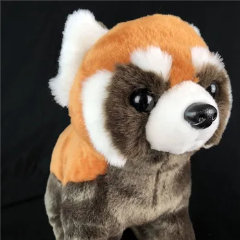 Nou Super-Drăguț Simulare Red Panda Animal Moale Jucării de Pluș Ochi de Plastic Umplute Jucărie Aventură panda Păpușă Jucărie pentru Copii Cadou de Anul Nou