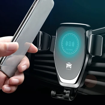 Suport auto de Încărcare Wireless pentru Telefon în Mașină de Aerisire Clip de Montare Suport de Telefon Mobil pentru iPhone 11 Pro Samsung