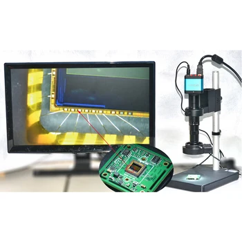 14MP Microscop cu Camera video HDMI 1080P USB Digital Industriale Camera Video Microscop Trusa TF Card Video Recorder pentru CPU PCB Reparații
