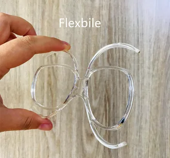 Baza de prescriptie medicala Cadru pentru Schi Goggle TR90 flexibil Flexibil Ochelari de Schi Optică a Introduce Adaptorul Universal Dimensiune Cadru Interior