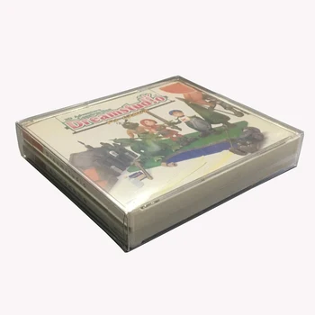 10 BUC o mulțime de Afișare Transparent cutie de Colectare Pentru PS1 pentru Sega dreamcast DC SS joc de card de stocare 3CD 4CD animale de COMPANIE caseta de protecție
