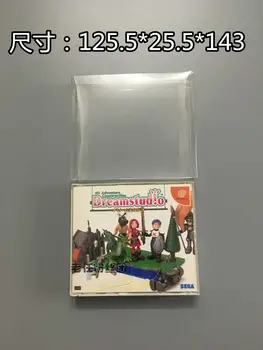 10 BUC o mulțime de Afișare Transparent cutie de Colectare Pentru PS1 pentru Sega dreamcast DC SS joc de card de stocare 3CD 4CD animale de COMPANIE caseta de protecție