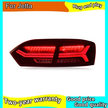 Styling auto pentru VW Jetta Stopuri 2011-pentru Jetta CONDUS Lampă spate+Semnalizare+Frana+Reverse lumină LED-uri