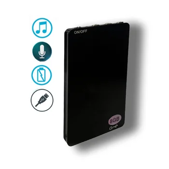 Profesional 8GB Card de tip Reportofon Digital Suport MP3 WAV Player timp de Înregistrare de până la 80 de ore SK911
