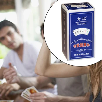 144sheets/set de Petrecere Joc Mahjong Card Tăcut Mini Divertisment de Vacanta de Călătorie Portabil Dormitor Poker Hârtie Acasă