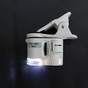 Universal Telefon Mobil Microscop cu Obiectiv Macro Zoom Micro Camera video Clip cu LED-uri de Lumină Optice Instrumente adaptate Lupa