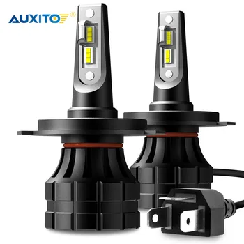 AUXITO 2x LED H4 H7 H8 H11 9005 9006 H9 HB3 9012 LED Bec Far Auto Lumina Pentru Nissan Qashqai Almera Juke Tiida X-Trail Notă