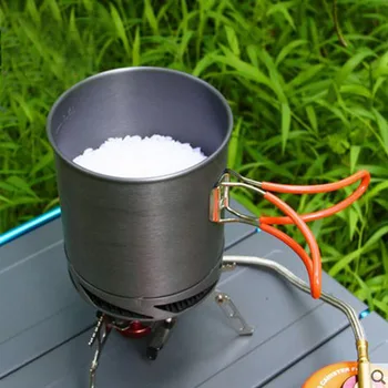 Concentrator inel de căldură colecție unică oală în aer liber camping portabil de căldură de înaltă eficiență singură oală aragaz W4-087