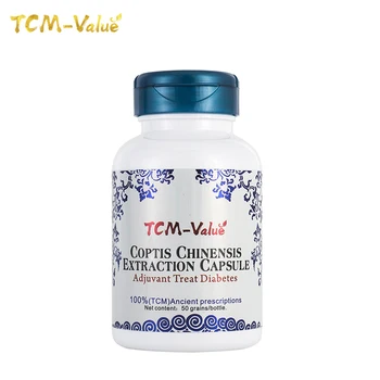TCM-Valoarea Coptis Chinensis Extracție Capsulă, Adjuvant în tratamentul Diabetului zaharat, Vindeca Acute și cronice, diabet zaharat de gură Uscată