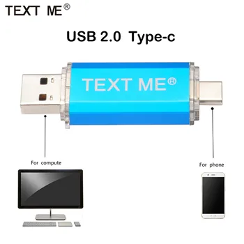 TEXTUL MI-Tip creativ-C Unitate Flash USB de Tip C Pen Drive 4GB 8GB 16GB 32GB 64GB Stick USB 2.0 Pendrive de Tip C