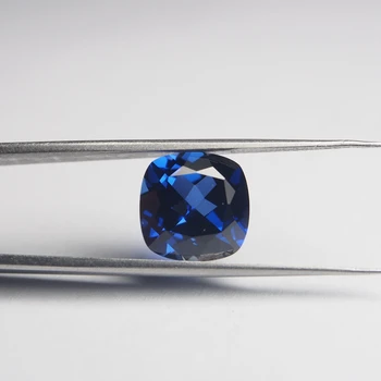 9*9 mm 1 buc /sac Albastru Royal sapphire pernite 35# corindon piatră de safir Pentru Bijuterii