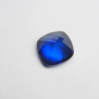 9*9 mm 1 buc /sac Albastru Royal sapphire pernite 35# corindon piatră de safir Pentru Bijuterii