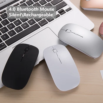 Noul Bluetooth 4.0 Wireless Mouse Mini Reîncărcabilă Computer Mouse-ul pentru Dell Acer Hp Asus Șoareci Optice Tăcut Click pentru Mac/Win10