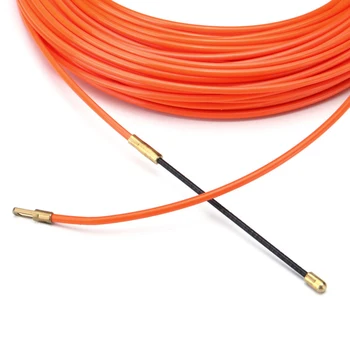 4Mm 30 de Metri de Portocale Ghid Dispozitiv de Nailon Cablu Electric Împinge Extractoare Conductă de Șarpe Rodder Pește Banda de Sârmă