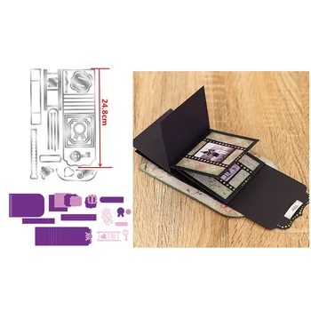 Creative Cascada Card Moare Scrapbooking Metal de Tăiere Mor Pentru DIY Embosare Carduri de a Face Decorative Consumabile Noi 2019