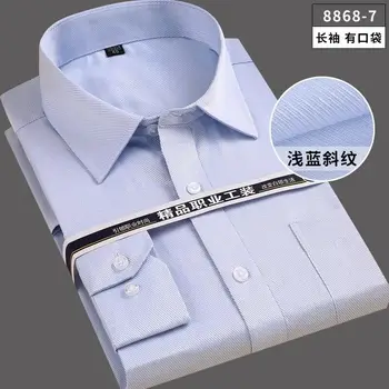 2020 Barbati Casual Rochie cu Mânecă Scurtă Tricou Diagonal de sex Masculin Slim Fit Shirt Pentru Bărbați Alb Sociale Tricouri