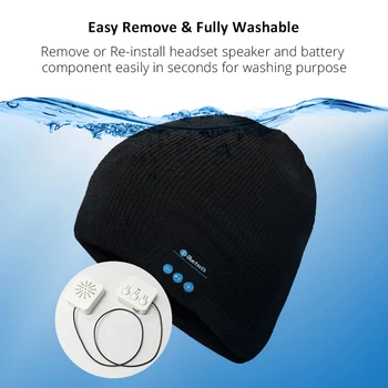 Wireless Bluetooth Pentru Căști Căști Muzica Pălărie De Iarnă Căști Cap Căști Cu Microfon Sport Pălărie Pentru Meizu Sony Telefonul Xiaomi