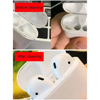 1Set de Bumbac de Unică folosință Stick Curat Perii de Curățare Instrumente Kit pentru Apple Airpods 1/2 Caz Cască de Telefon Portul de Încărcare Curat