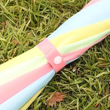 Copil creativ Rainbow Umbrelă Lung-manipulate Mată Copii Rainbow Umbrelă Grădiniță Show Mici Proaspete, Bomboane de Culoare Umbrela