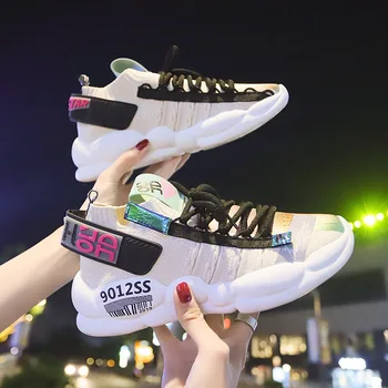 2019 Vară De Moda De Sex Feminin Adidași Toamna Indesata Femei Adidasi Femei Platforma Adidasi Pantofi De Panza Pantofi Doamnelor Pantofi Casual