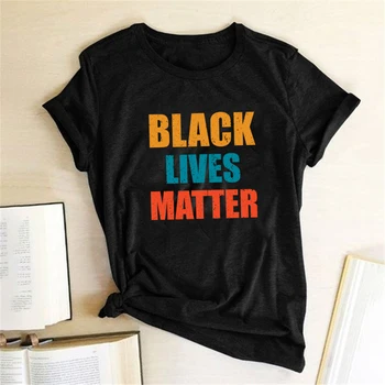 Viețile negrilor Contează Imprimate T-shirt pentru femeie Tricou de Vara Tricou Femei Casual O de Gât Harajuku Top Tricou Femme Camisetas Mujer