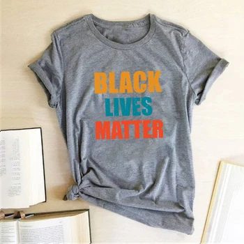 Viețile negrilor Contează Imprimate T-shirt pentru femeie Tricou de Vara Tricou Femei Casual O de Gât Harajuku Top Tricou Femme Camisetas Mujer