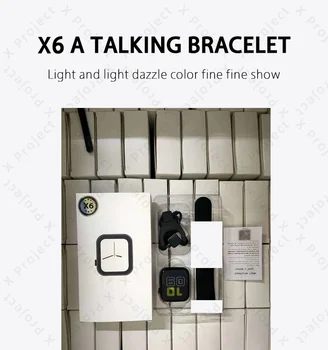 X6 ceas inteligent IWO smartwatch android Bărbați Rata de Inima brățară de Fitness Relogio Femei Ceasuri pk iwo 12 X7 P8 amazfit gts FK88 W26