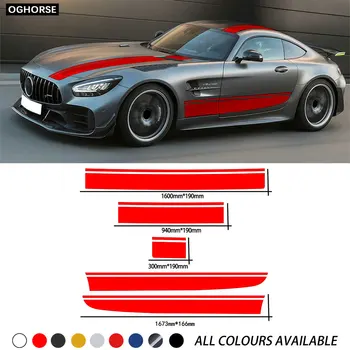 Capota masina Acoperiș Partea din Spate Dungi Body Kit Decor Styling Vinil Autocolante Autocolante pentru Mercedes-AMG GT-Prezent Accesorii