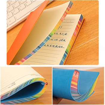 RuiZe Drăguț notebook A5 din piele jurnal 2020 școală notă carte jurnalul de papetărie hârtie groasă colorate grava numele notebook agenda