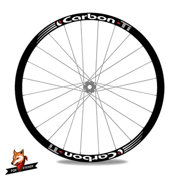 MTB Biciclete de Carbon, Jante Janta Autocolant 24/30/38/40/50/55/60/80/88mm Mountain Bike Roti Decal pentru Carbon-Ti