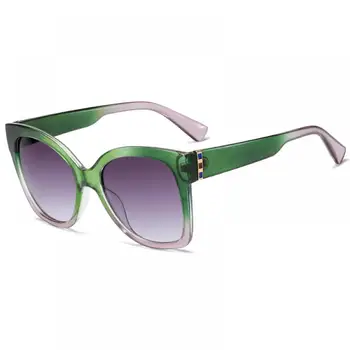 LongKeeper de Brand Designer de ochelari de Soare Ochi de Pisica Femei Supradimensionat Cadru de Epocă Gradient de Ochelari de Soare Oculos Feminino UV400
