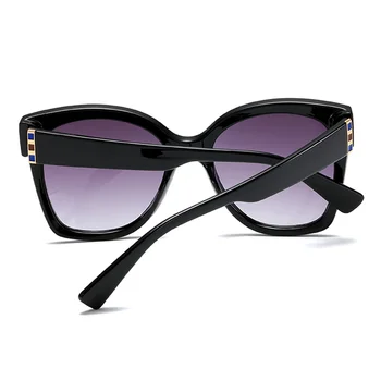 LongKeeper de Brand Designer de ochelari de Soare Ochi de Pisica Femei Supradimensionat Cadru de Epocă Gradient de Ochelari de Soare Oculos Feminino UV400