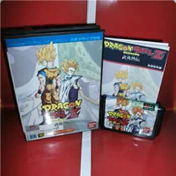 Joc Dragon Ball Z - Buyuu Retsuden Japonia se Acoperă cu cutie si manual Pentru Sega Megadrive Geneza Consolă de jocuri Video pe 16 biți MD card