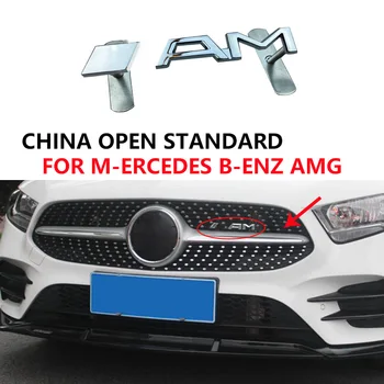 1buc styling auto pentru Mercedes benz AMG w204 w203 w211 w212 w124 w210 CLG masina emblema grila fata insigna grill autocolant etichetare