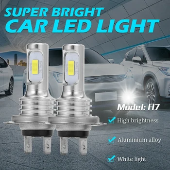 2 BUC Lumini Auto cu LED H7 12000LM H4 Lampa LED pentru Auto cu Faruri de Ceata Becuri H11 HB2 H8 H9 9006 HB3 HB4 Turbo H1 Becuri cu LED-uri 12V 24V