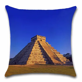 Faimosul clădire peisaj piramidele Egiptene poze Capac Pernă decor pentru acasă canapea scaun pernă prieten copiii cadou