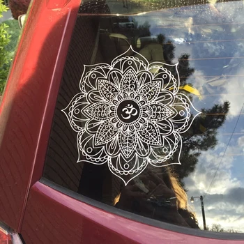 Clasic Mandala Masina Decal OM Mandala cu Flori Decal autocolant de perete Autocolant Auto A754