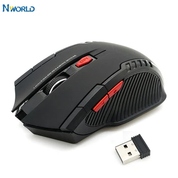 2.4 GHz Wireless Mouse-ul Cu Receptor USB Mouse de Gaming 2000DPI Pentru Overwatch Cs go, Dota 2, LOL Fortnite Calculator Laptop Pc Gamer