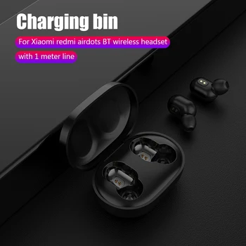 Wireless Căști de Încărcare Cutie 300mAh 5V Caz de Încărcare cu 1m Cablu USB pentru Xiaomi Redmi AirDots TWS Căști Căști Noi