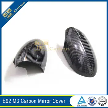 E92 M3 Stil fibra de carbon Acoperire Oglinda Pentru BMW E92 m3 Stil oglindă laterală acoperă înlocuirea