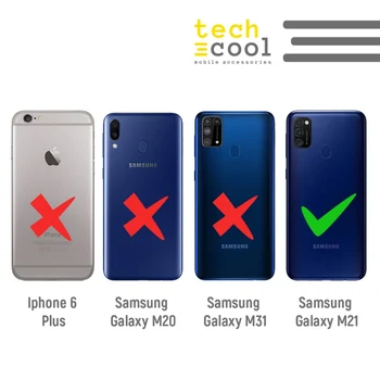 FunnyTech®Silicon de Caz pentru Samsung Galaxy M21 eu Logo-uri de bere